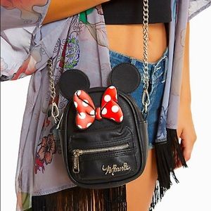 Loungefly Disney Minnie Mouse Bow Crossbody Bag